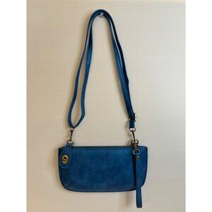 Joy Susan Women's Mini Crossbody Wristlet Clutch (Blue)